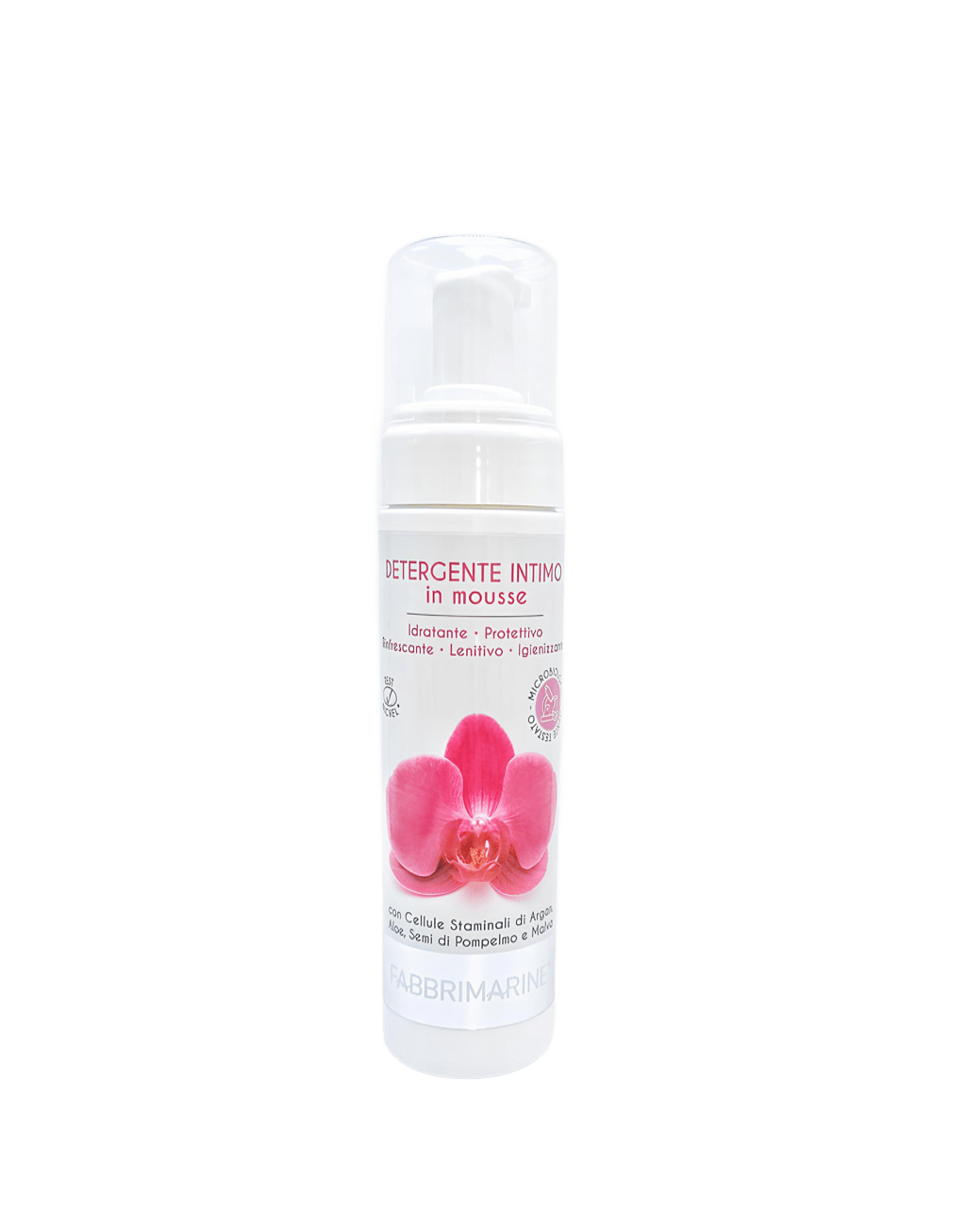 Mousse detergente intima femminile