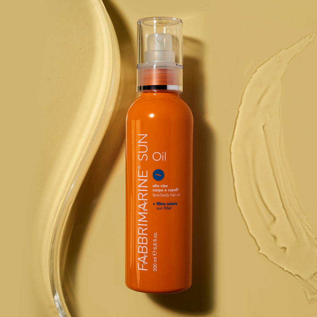 Sun Oil Olio solare Viso Corpo e Capelli