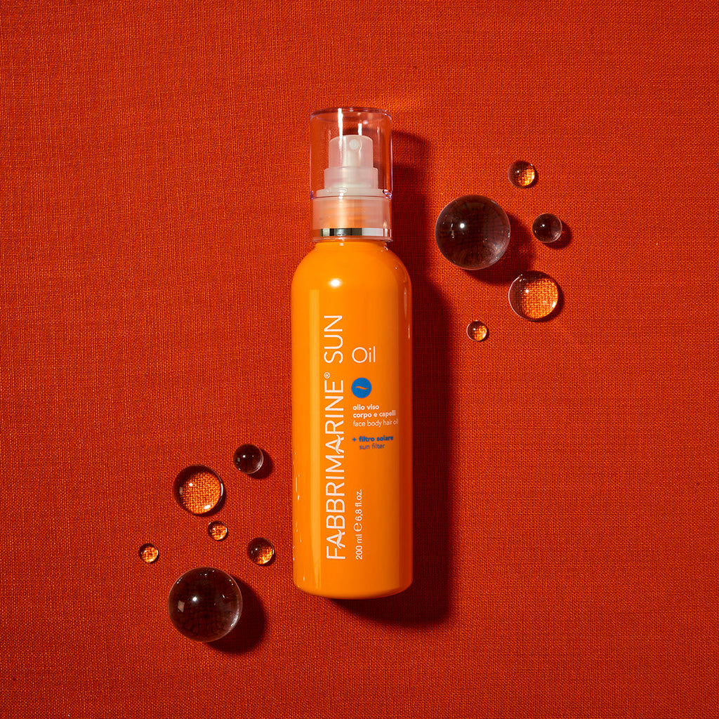 Sun Oil Olio solare Viso Corpo e Capelli